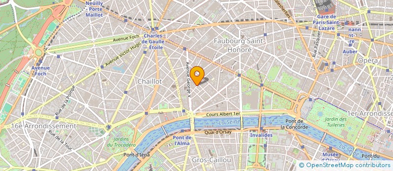 localisation de l'entreprise LA BOUQUETIERE SARL à PARIS