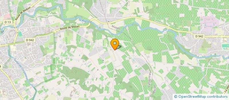 localisation de l'entreprise LA BOUQUETTERIE DU SOLEIL  CARPENTRAS