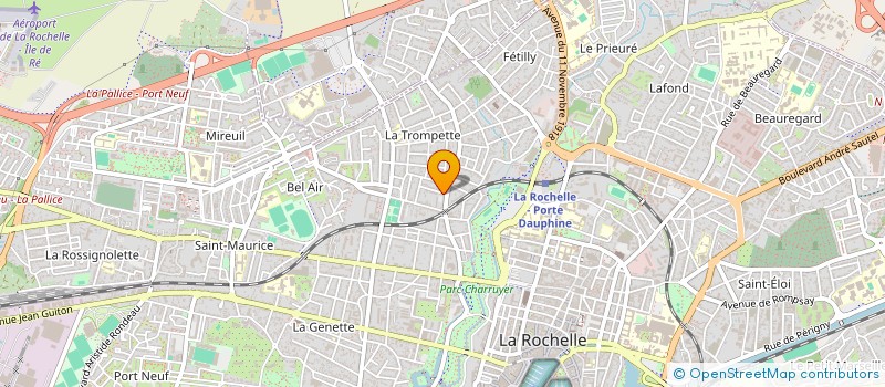 localisation de l'entreprise LA BOUQUINERIE à LA ROCHELLE