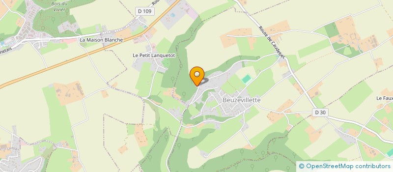 localisation de l'entreprise LA BOUQUINERIE  BEUZEVILLETTE