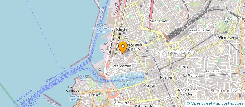 localisation de l'entreprise LA BOUQUINERIE DU PANIER à MARSEILLE