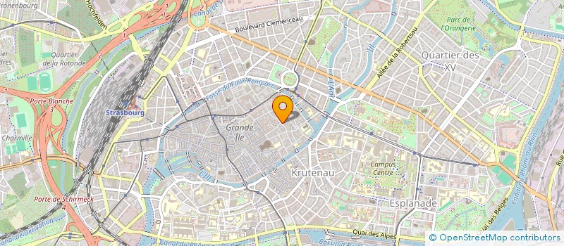 localisation de l'entreprise LA BOUQUINETTE SARL à STRASBOURG