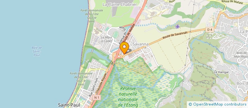 localisation de l'entreprise LA BOURBONNAISE DE DISTRIBUTION à SAINT-PAUL