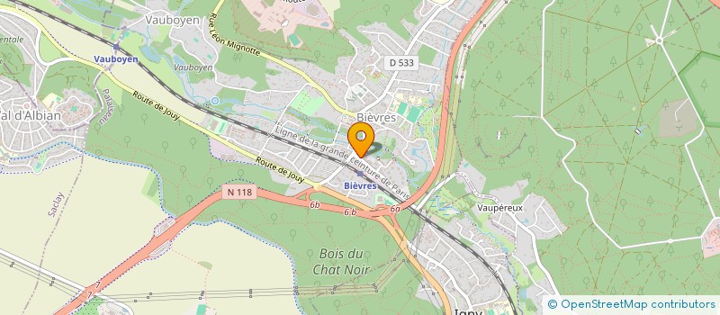 localisation de l'entreprise LA BOURCILLIERE  BIEVRES