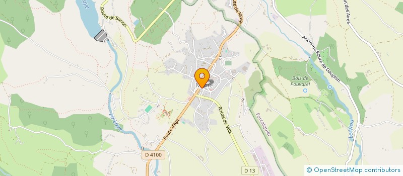 localisation de l'entreprise LA BOURGADE à MANE