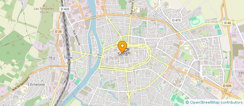 localisation de l'entreprise LA BOURGUI-COMTOISE à SENS