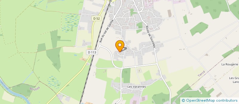 localisation de l'entreprise LA BOURIENNE à TIERCE