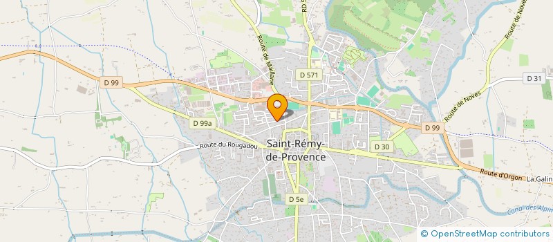 localisation de l'entreprise LA BOURRASQUE  SAINT-REMY-DE-PROVENCE