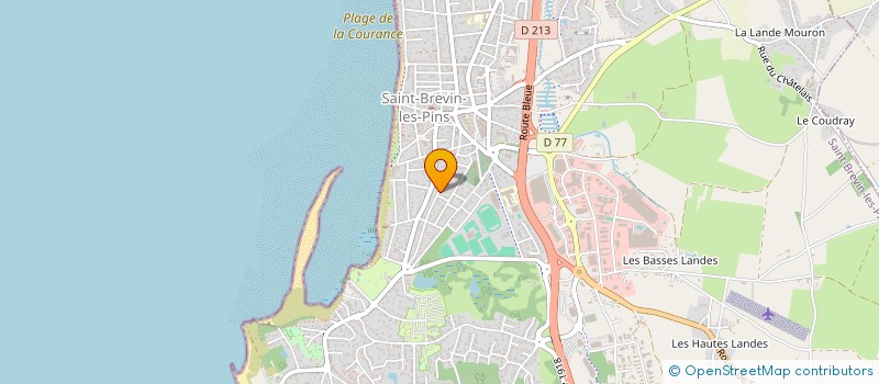 localisation de l'entreprise LA BOURRASQUE à SAINT-BREVIN-LES-PINS