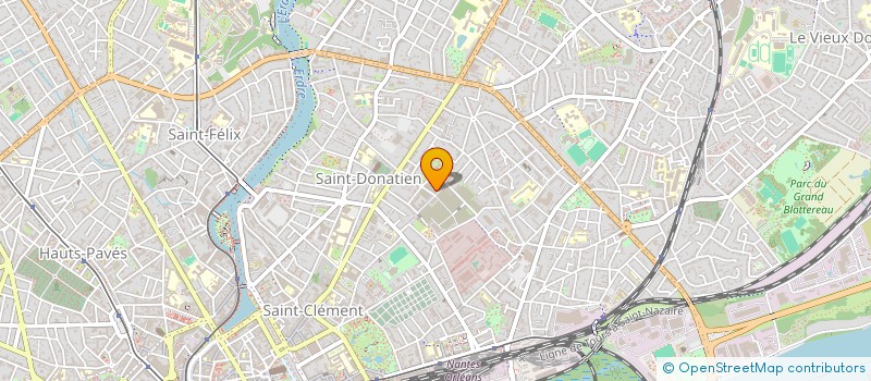 localisation de l'entreprise LA BOURRICHE à ORVAULT