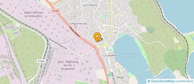 localisation de l'entreprise LA BOURRIDE à FOS-SUR-MER