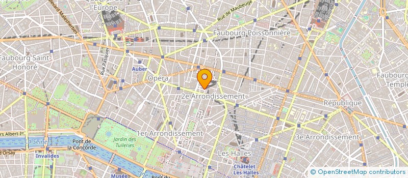 localisation de l'entreprise LA BOURSE  PARIS