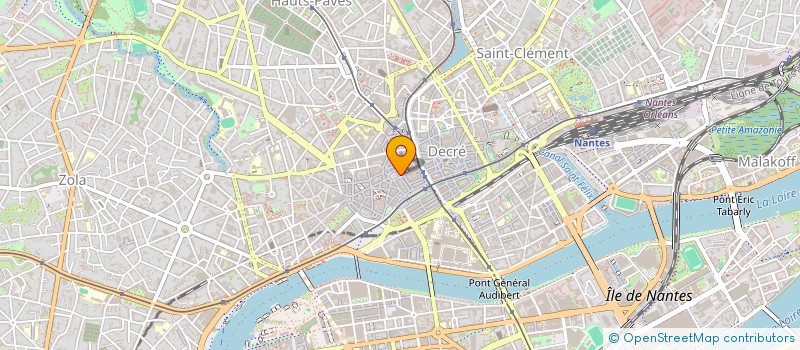 localisation de l'entreprise LA BOURSE  NANTES