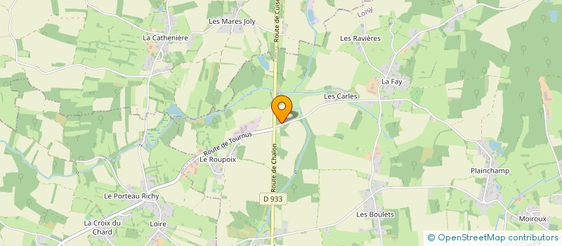 localisation de l'entreprise LA BOURSOUFLURE ROCK EN BOLESQUE  LOISY