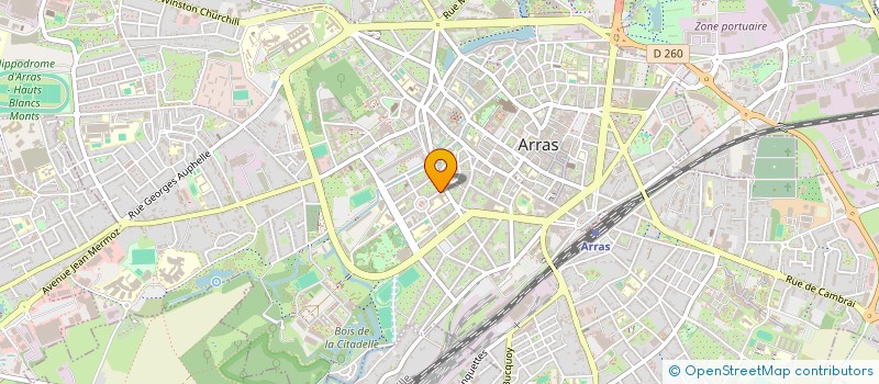 localisation de l'entreprise LA BOUSCATIERE à ARRAS