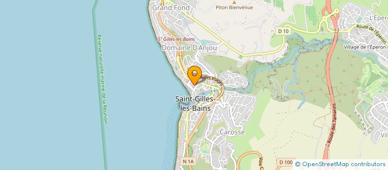 localisation de l'entreprise LA BOUSSOLE  SAINT-PAUL