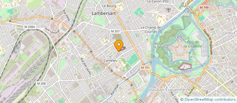 localisation de l'entreprise LA BOUSSOLE à LAMBERSART