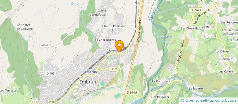 localisation de l'entreprise LA BOUSSOLE à EMBRUN