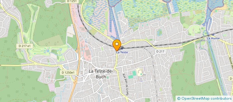 localisation de l'entreprise LA BOUSSOLE à LA TESTE-DE-BUCH