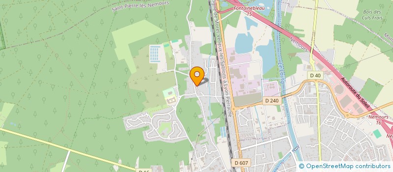 localisation de l'entreprise LA BOUSSOLE  SAINT-PIERRE-LES-NEMOURS