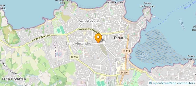 localisation de l'entreprise LA BOUSSOLE CREATIVE  DINARD