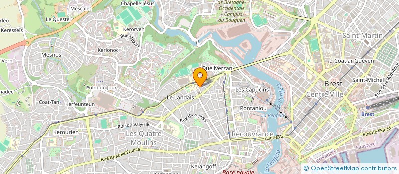 localisation de l'entreprise LA BOUSSOLE (GROUPE D'ENTRAIDE MUTUELLE) à BREST