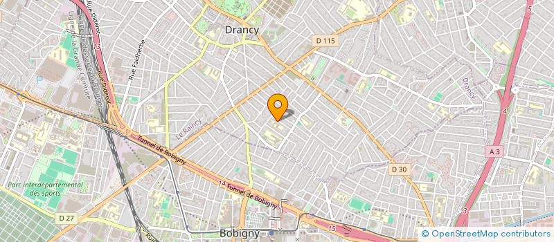 localisation de l'entreprise LA BOUSSOLE STUDIO  DRANCY