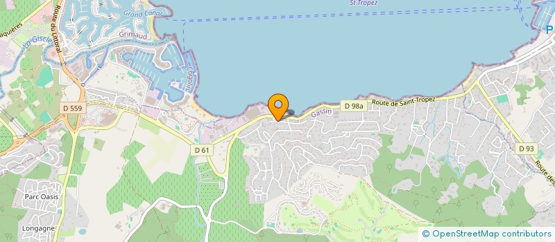 localisation de l'entreprise LA BOUTERRA DU GOLFE  GASSIN