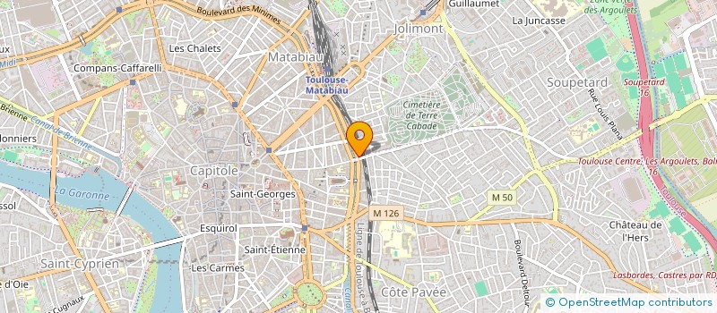 localisation de l'entreprise LA BOUTIC'PUBLICITAIRE  TOULOUSE