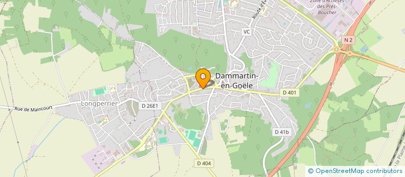 localisation de l'entreprise LA BOUTIK BY OZZ  DAMMARTIN-EN-GOELE