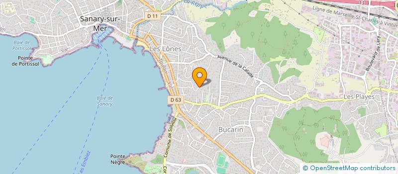 localisation de l'entreprise LA BOUTIQ A 20 à SIX-FOURS-LES-PLAGES