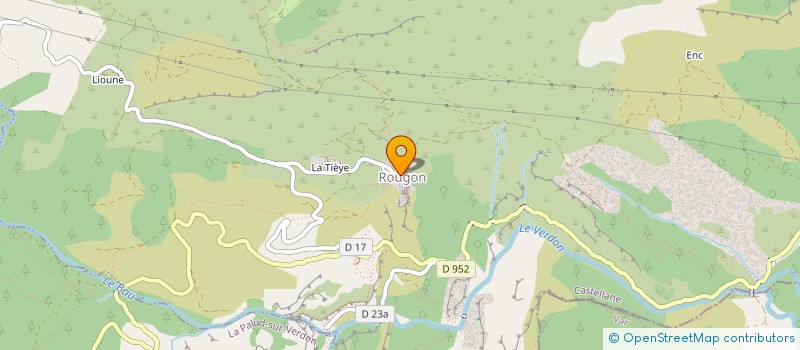 localisation de l'entreprise LA BOUTIQUE à LA PALUD-SUR-VERDON