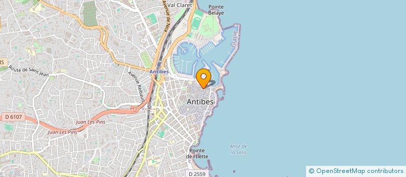 localisation de l'entreprise LA BOUTIQUE à ANTIBES
