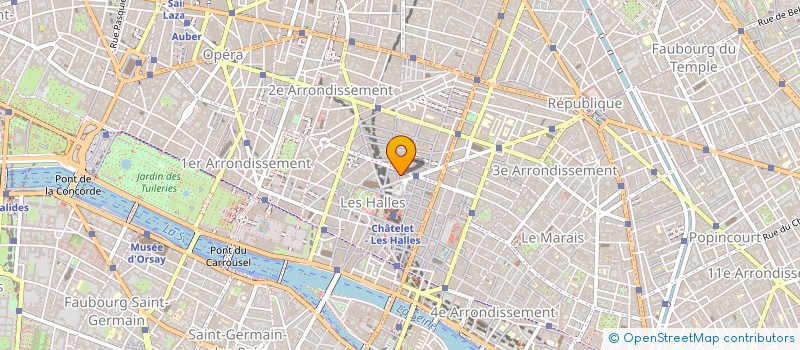 localisation de l'entreprise LA BOUTIQUE  PARIS