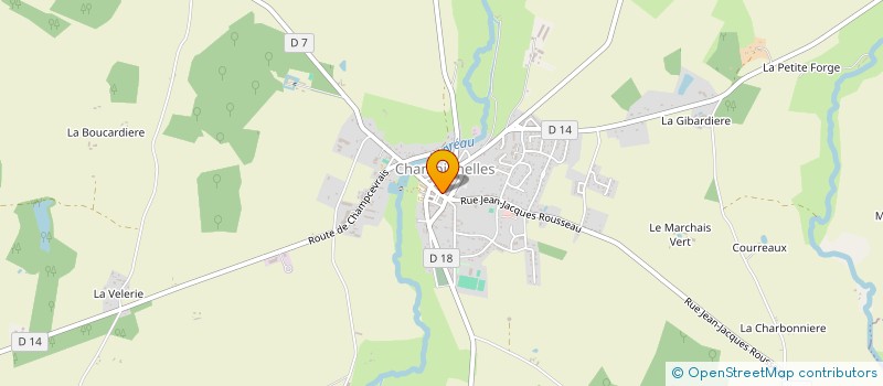 localisation de l'entreprise LA BOUTIQUE à CHAMPIGNELLES
