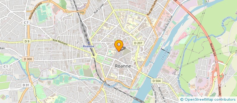 localisation de l'entreprise LA BOUTIQUE  ROANNE