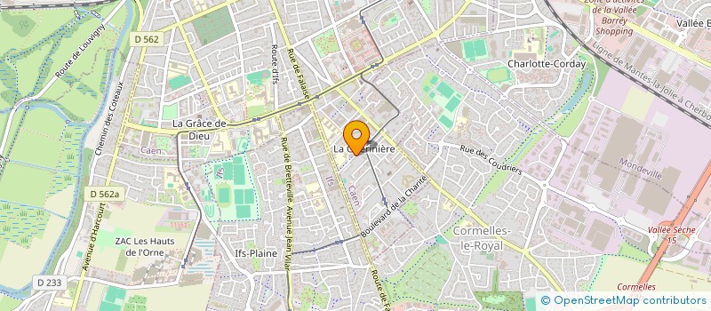 localisation de l'entreprise LA BOUTIQUE à CAEN