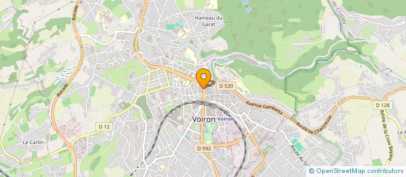 localisation de l'entreprise LA BOUTIQUE à VOIRON