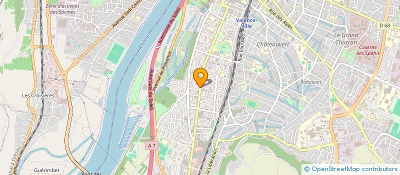 localisation de l'entreprise LA BOUTIQUE à VALENCE