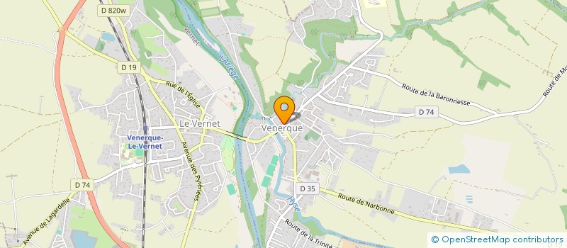 localisation de l'entreprise LA BOUTIQUE à VENERQUE