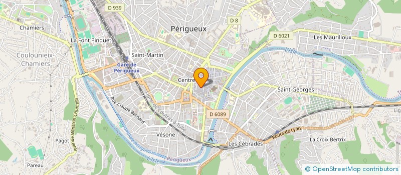 localisation de l'entreprise LA BOUTIQUE à PERIGUEUX