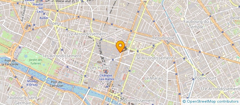 localisation de l'entreprise LA BOUTIQUE  PARIS