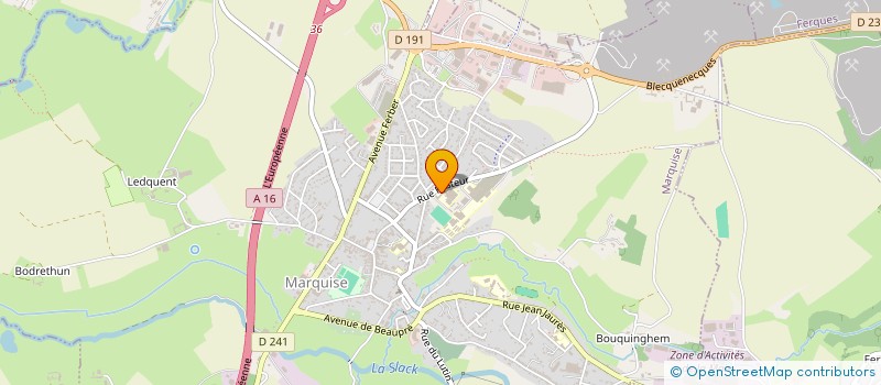 localisation de l'entreprise LA BOUTIQUE APPRENANTE DES 2 CAPS  MARQUISE