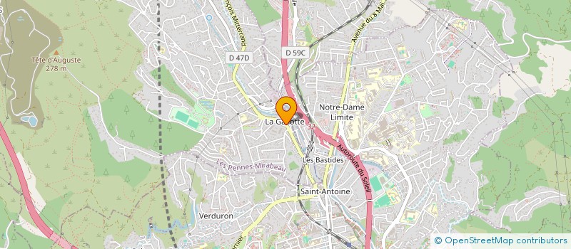 localisation de l'entreprise LA BOUTIQUE AUX CADEAUX à LES PENNES-MIRABEAU