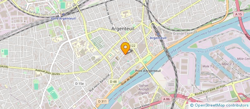 localisation de l'entreprise LA BOUTIQUE D'ARGENTEUIL à ARGENTEUIL