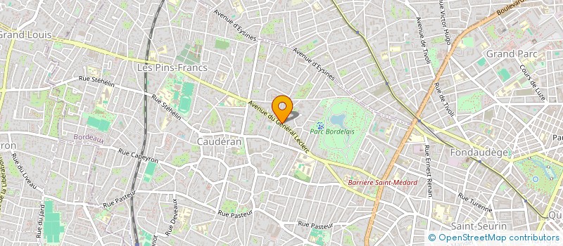 localisation de l'entreprise LA BOUTIQUE D'AURE  BORDEAUX