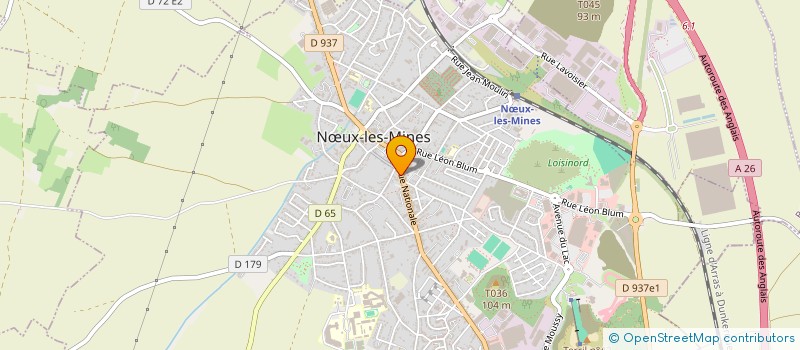 localisation de l'entreprise LA BOUTIQUE DE CAMILLE  NUX-LES-MINES