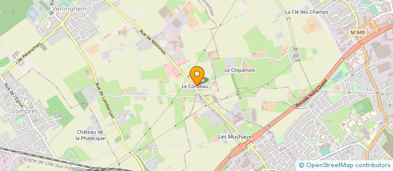 localisation de l'entreprise LA BOUTIQUE DE CHARLOTTE  VERLINGHEM