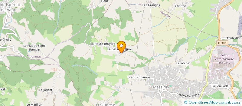 localisation de l'entreprise LA BOUTIQUE DE CLEO  MESSIMY