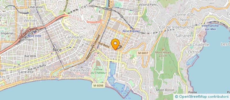 localisation de l'entreprise LA BOUTIQUE DE L'EPICURIEN à NICE